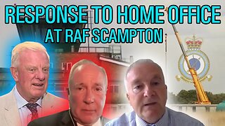 Home Office RAF Scampton│Cllr Trevor Young, CEO Peter Hewitt & Sir Edward Leigh MP respond #itv