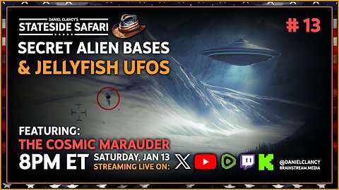 Stateside Safari #13 – Secret Alien Bases & Jellyfish UFOs | #Disclosure