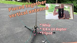 I pieced together a new portable vertical for 20 meters