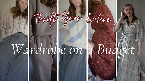 Vlog | Five Thrift Tips for Sourcing Clothing on a Budget