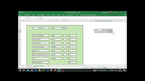 Calculadora de Rescisão no Excell