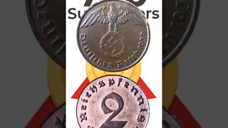 Germany 2 Reichspfennig 1939.#shorts #coinnotesz #viral