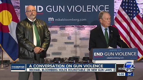 Michael Bloomberg unveils anti-gun violence policy at Aurora town hall