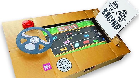 How to make racing arcade game out of cardboard