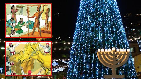 Pagan Christ-Mass Tree Idol In Israel