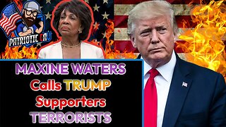 MAXINE WATERS Calls For VIOLENCE but ORANGE MAN BAD