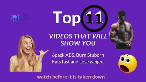 The Top 11 Belly crushing, ABS Building, 6pack creating, Stubborn Fats Breaker
