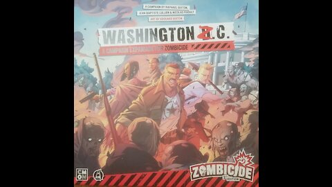 Washington Z.C. Zombicide 2nd Ed Campaign Expansion (2020, CMON / Guillotine Games) -- What's Inside