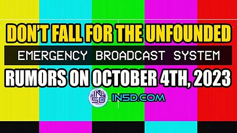 Don't Fall for the Unfounded EBS Rumor on October 4th