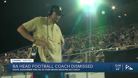 Broken Arrow head coach dismissed