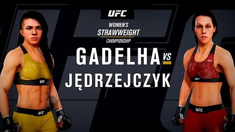 EA Sports UFC 3 Gameplay Joanna Jędrzejczyk vs Claudia Gadelha