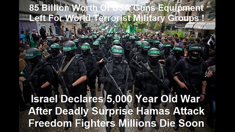 Israel Declares War After Surprise Hamas Attack Freedom Fighters Millions 2 Die Soon