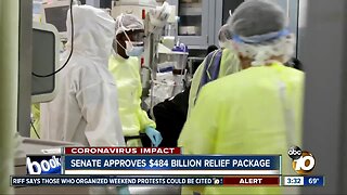 Senate approves $484 billion relief package
