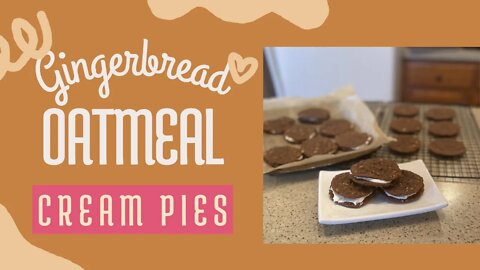 How to make Yummy Gingerbread Oatmeal Cream Pies