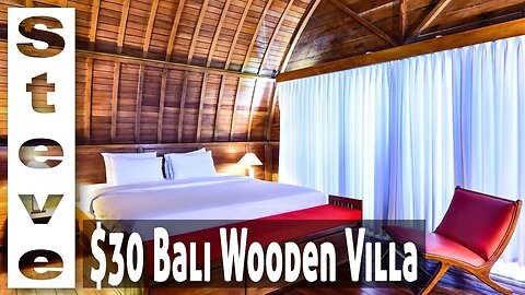 HOTEL WOODEN VILLA IN BALI - USD$ 30 per Night 🇮🇩