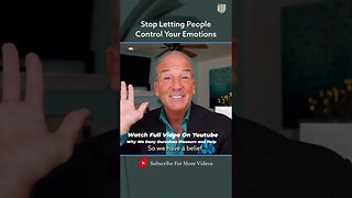 Stop Letting People Control Your Emotions #shorts