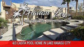 Lake Havasu 4 Bed Pool Home 3020 Applewood Dr MLS 1023762