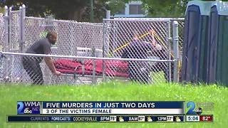 5 murders in just two days