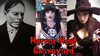 HORROR HOST Graveyard With Zacherley, Penny Dreadful & Sally The Zombie Cheerleader