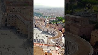 Rome City View Above Italy