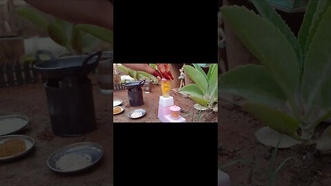 green mango juice | miniature cooking #miniaturefood #mangojuice