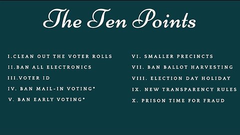 Seth Keshel | “Ten Points To Cure The Election Crisis”
