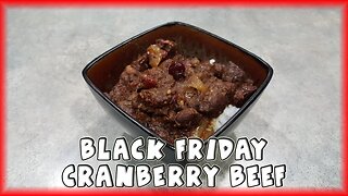 Black Friday Cranberry Beef (Slow Cooker)