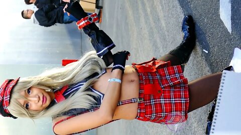 Alisa God Eater Cosplay Wonder Festival 2018 wf2018 Japan コミケット コスプレ レイヤー Fancam @0910kaeru