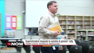 ONLY ON NEWS 5: Superintendent addresses multiple suicides, after parents rally for their kids