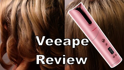 Veeape cordless hair curler from Amazon