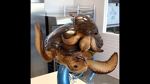 Chocolate Sea Turtle