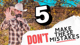 5 MISTAKES Your Making With Your Fruit Trees!? • A Must Watch!