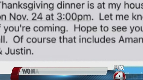 Wrong number text leads to accidental Thanksgiving invite