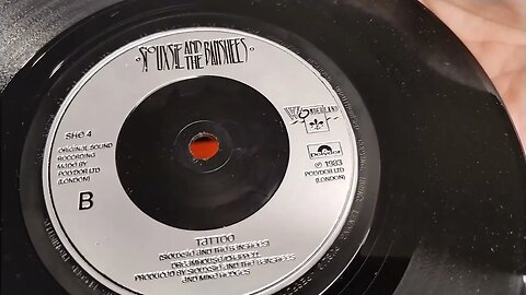 Tattoo ~ Siouxsie & The Banshees ~ 1983 Polydor Vinyl 45rpm Record ~ Dual 1215 Turntable