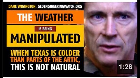 The weather is being manipulated, says Dane Wigington, GeoEngineeringWatch.org