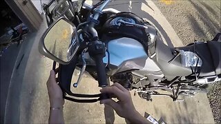 HONDA AFRICA TWIN Hepco & Becker Hand Guard Bar Install and Bike Walk Around