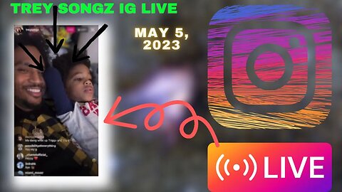 TREY SONGZ IG LIVE: Trey Songz Spends Time With His Son *Wholesome Moment* (05/05/23)