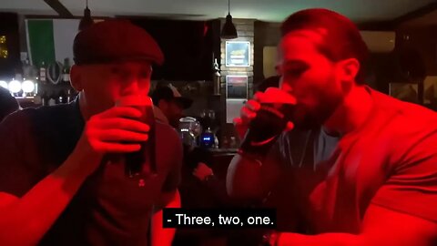 Tristan vs Rory Irish style drinking contest