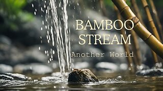 Bamboo Stream | Quiet tranquil trickling water for relaxation