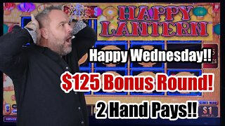 Lightning Link - Happy Lantern! $125 BONUS ROUND - 2 Hand Pays! Potawatomi Hotel & Casino