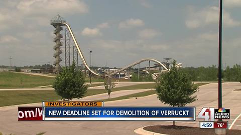 Verrückt demolition delayed until November