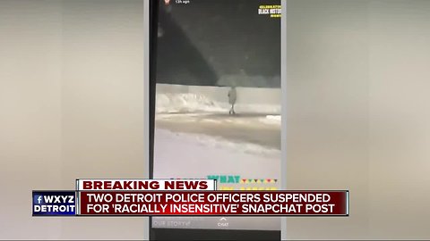 2 officers suspended after racially insensitive remarks made toward black woman on Snapchat