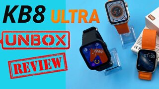 KB8 ULTRA Unboxing Review Smart Watch 8 Series pk W68 DT8 ZD8 X8