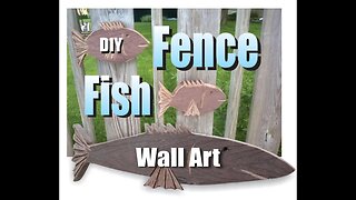 DIY Nautical Fish Outdoor Wall Art