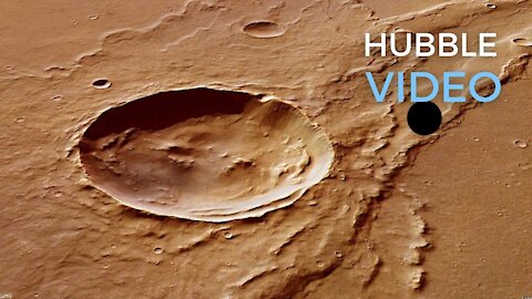 Flight over craters and canyons on Mars 👽 Video Hubble 👽 Astronomie