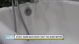 Study says warm bath might help you sleep better