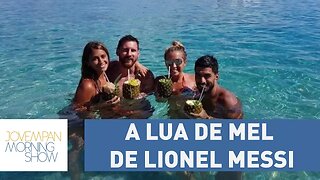 A lua de mel de Lionel Messi no Caribe | Morning Show