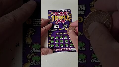 $90,000 Lotterty Ticket Triple Play Scratch Offs!