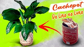 Reciclando e Decorando Como Fazer Cachepot Para Plantas