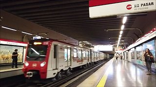 Military school metro station in Santiago, Chile